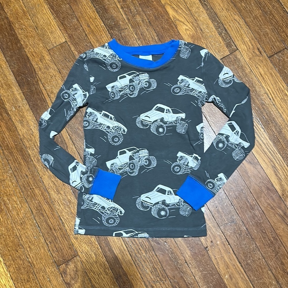 Mini Boden Boys Monster Truck Two-Piece Pajamas, 9 Yrs - Picture 3 of 4